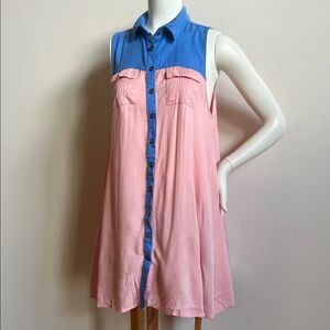 Christian Siriano color block dress